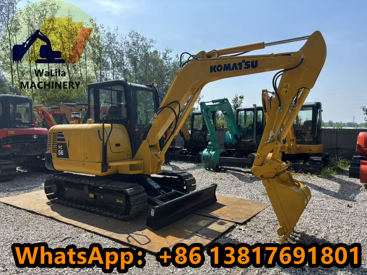 KOMATSU PC56-7 - Мини-экскаватор: фото 1 KOMATSU PC56-7 - Мини-экскаватор: фото 1