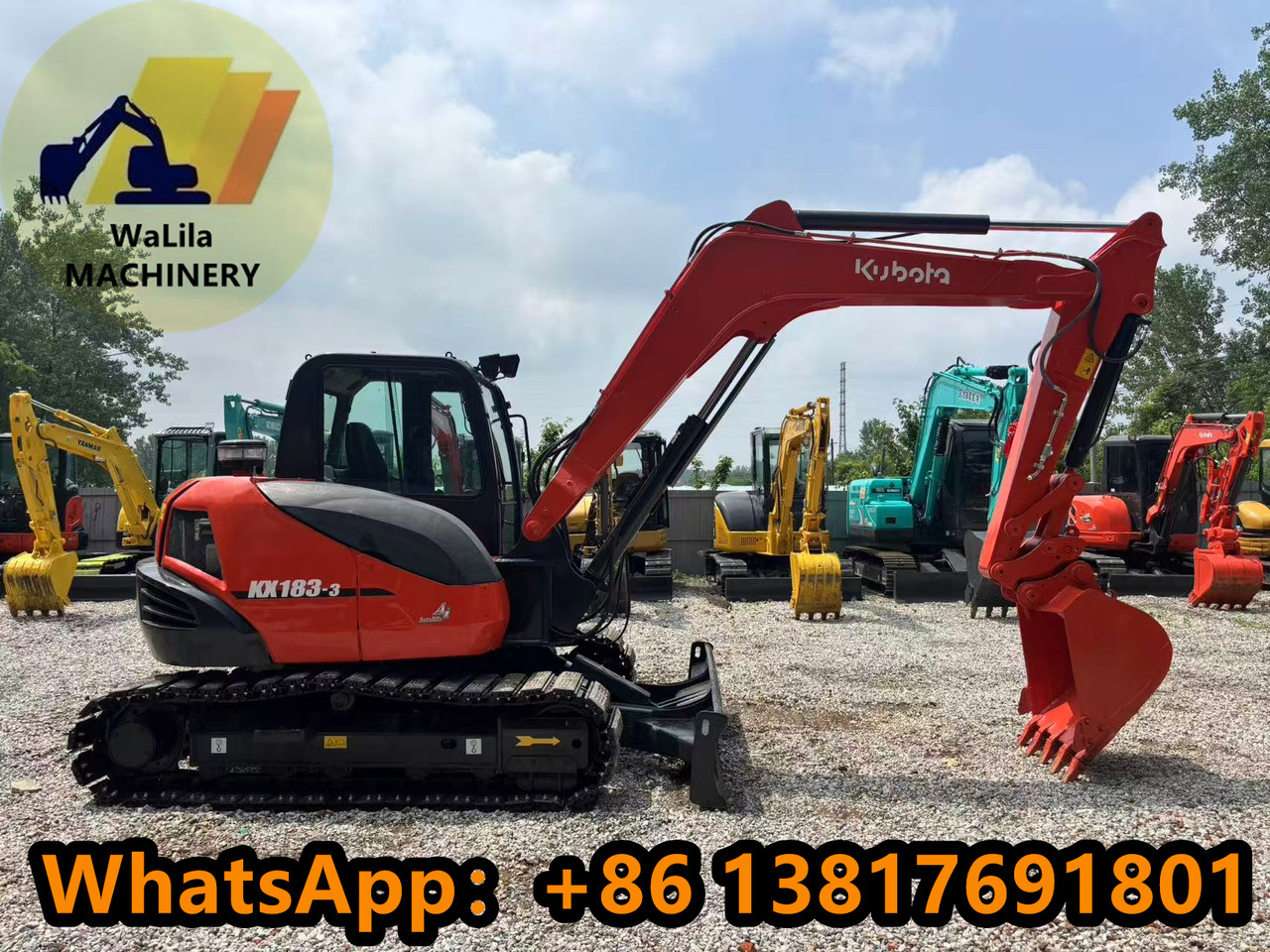 KUBOTA KX183 - Мини-экскаватор: фото 1 KUBOTA KX183 - Мини-экскаватор: фото 1