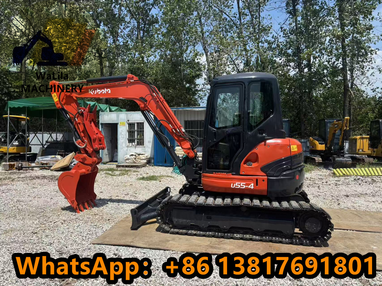 KUBOTA U55 Japanese imported excavator - Мини-экскаватор: фото 2 KUBOTA U55 Japanese imported excavator - Мини-экскаватор: фото 2