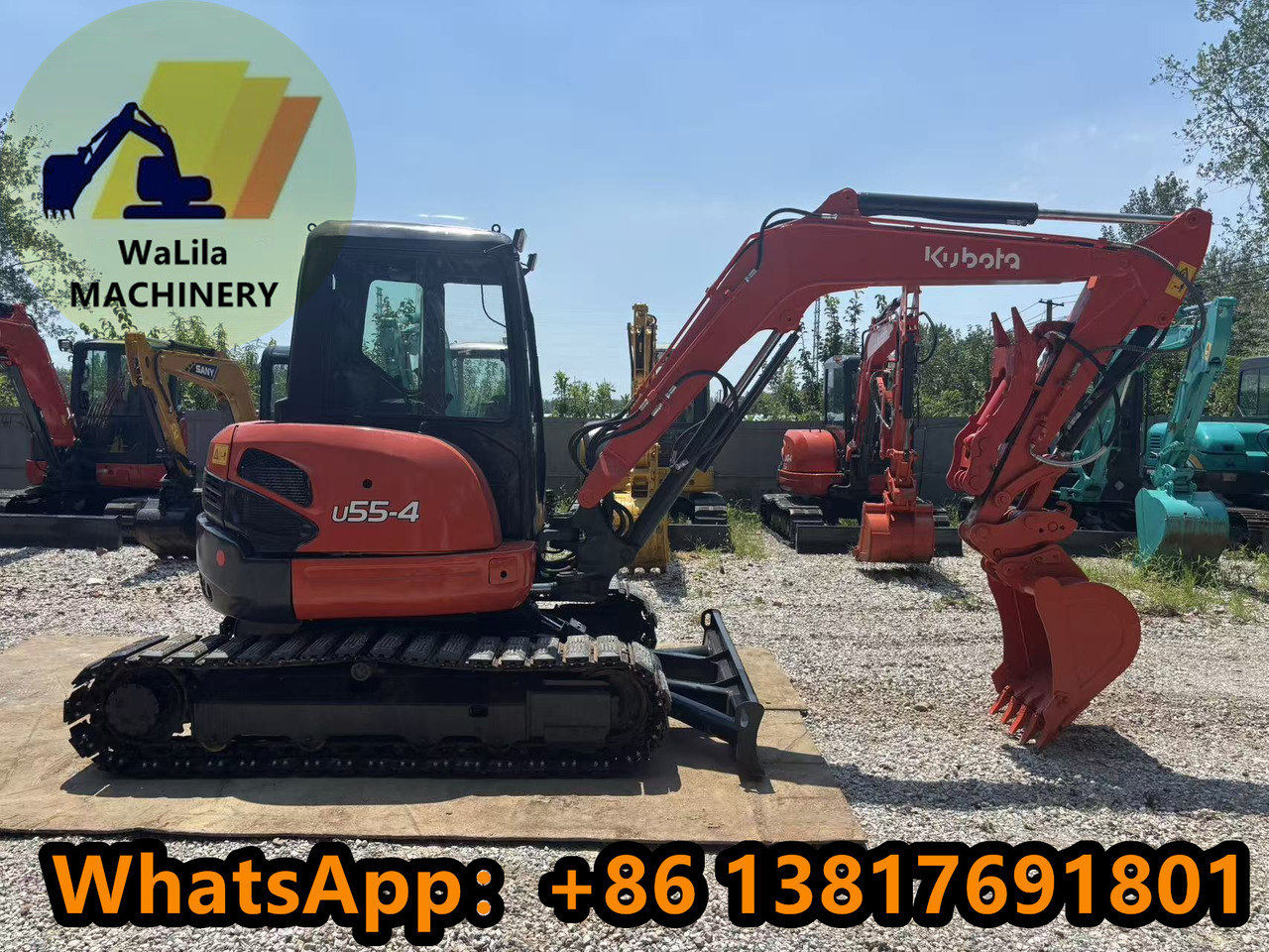 KUBOTA U55 Japanese imported excavator - Мини-экскаватор: фото 1 KUBOTA U55 Japanese imported excavator - Мини-экскаватор: фото 1