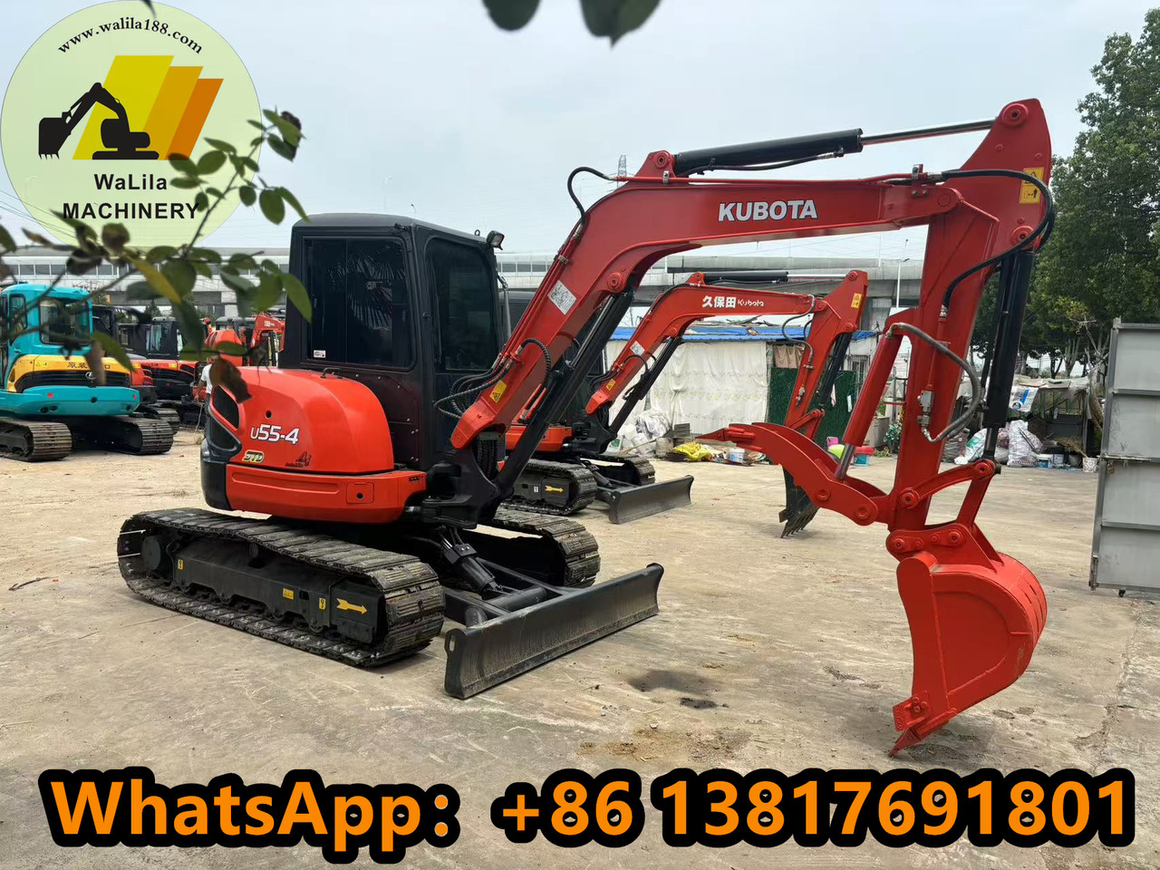 KUBOTA U55 - Мини-экскаватор: фото 5 KUBOTA U55 - Мини-экскаватор: фото 5