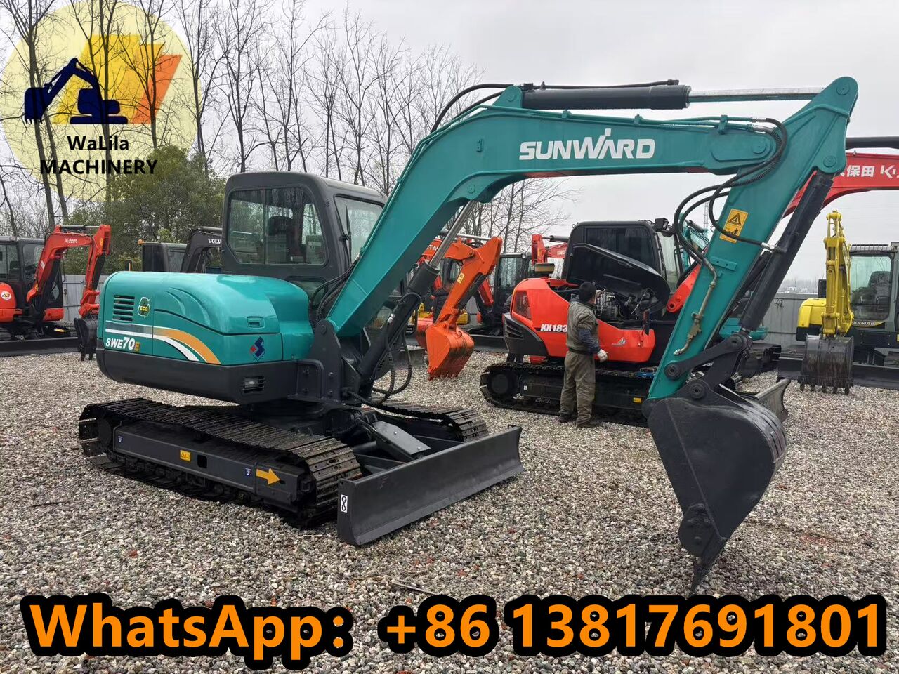 Мини-экскаватор SUN SWE70E: фото 7