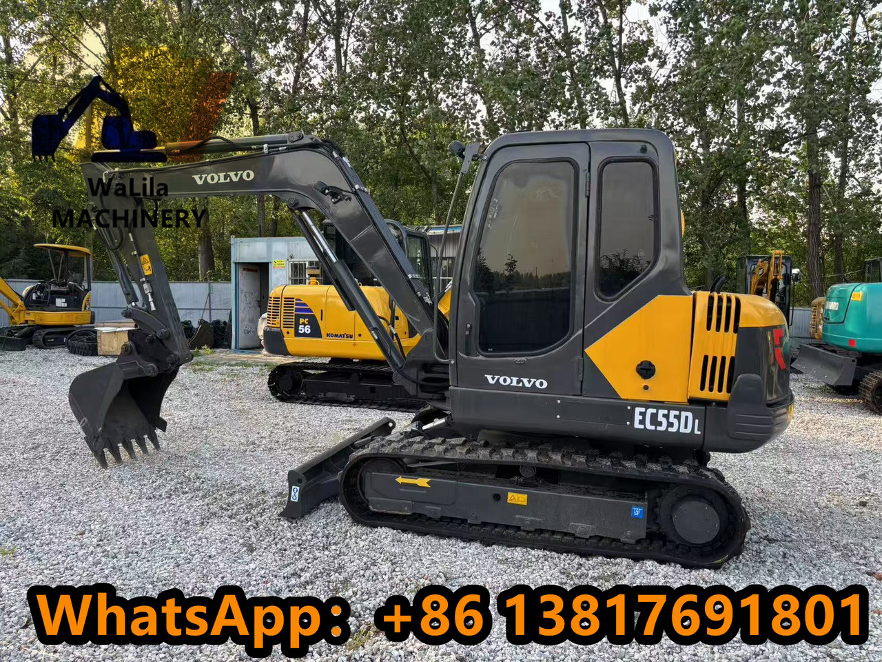 VOLVO EC55 Rubber track version - Мини-экскаватор: фото 1 VOLVO EC55 Rubber track version - Мини-экскаватор: фото 1