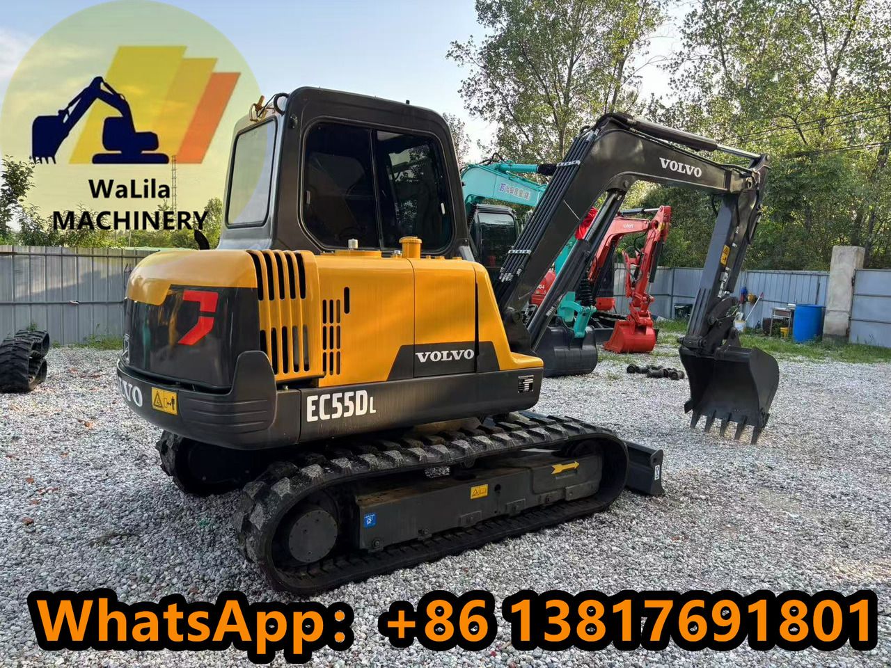 VOLVO EC55 Rubber track version - Мини-экскаватор: фото 4 VOLVO EC55 Rubber track version - Мини-экскаватор: фото 4