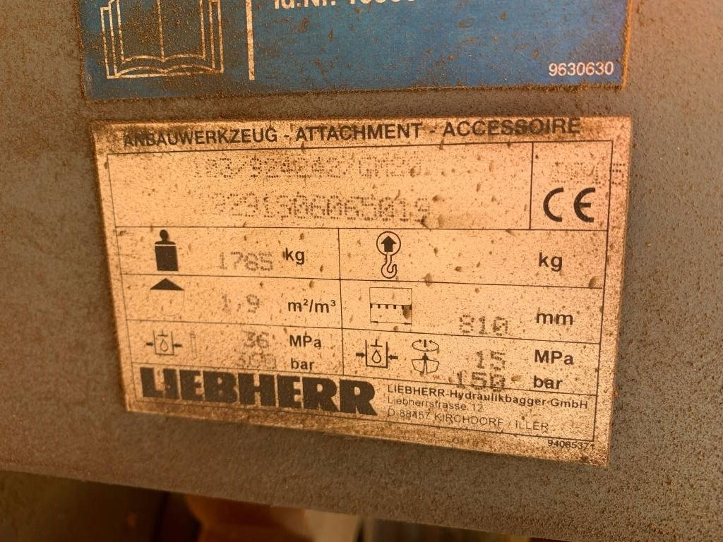 Liebherr GM 20RB WOOD GRAPLE - Грейфер для Строительной техники: фото 4 Liebherr GM 20RB WOOD GRAPLE - Грейфер для Строительной техники: фото 4