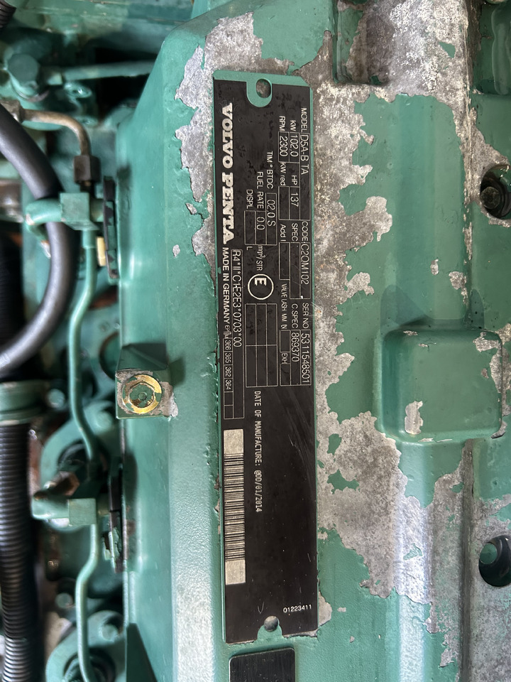 Двигатель для Другой техники Volvo Penta D5A-T BA: фото 9