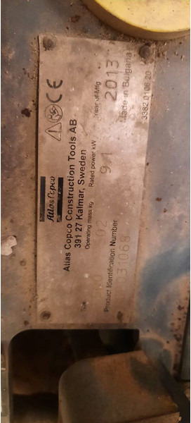 Atlas-Copco Rüttelplatte LJ500 - Виброплита: фото 2 Atlas-Copco Rüttelplatte LJ500 - Виброплита: фото 2