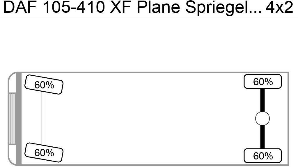 DAF 105-410 XF Plane Spriegel German Truck - Тентованный грузовик: фото 4 DAF 105-410 XF Plane Spriegel German Truck - Тентованный грузовик: фото 4