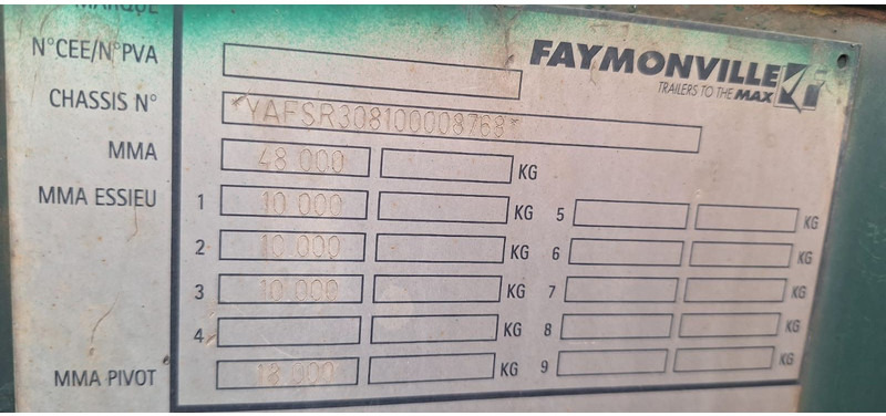 Полуприцеп бортовой/ Платформа Faymonville Plattform SPZ-3AX: фото 7
