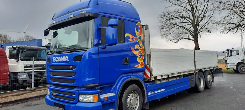 Scania G440 Pritsche 6x2 Kran am Heck vor - Грузовик бортовой/ Платформа, Автоманипулятор: фото 1 Scania G440 Pritsche 6x2 Kran am Heck vor - Грузовик бортовой/ Платформа, Автоманипулятор: фото 1