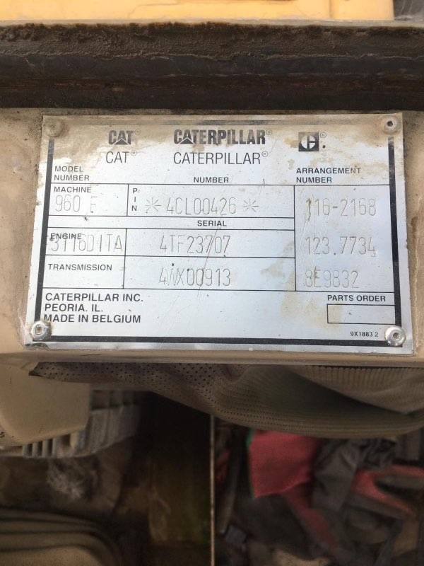 Колёсный погрузчик CAT 960 F: фото 11