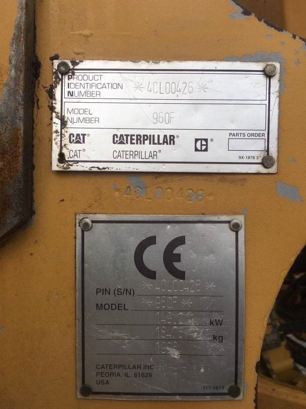 Колёсный погрузчик CAT 960 F: фото 12