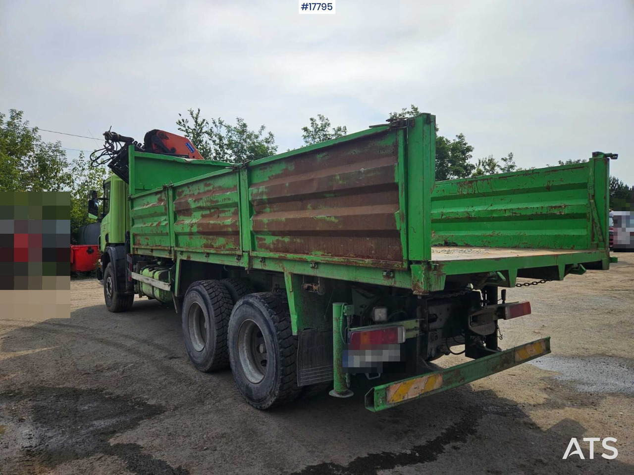 Грузовик бортовой/ Платформа, Автоманипулятор 2007 Scania P 340: фото 8
