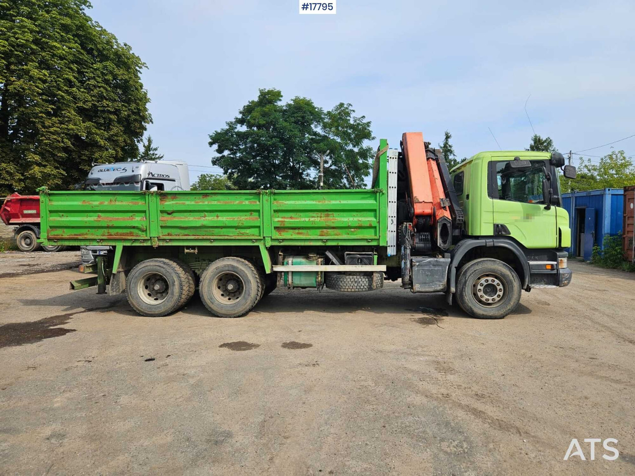 Грузовик бортовой/ Платформа, Автоманипулятор 2007 Scania P 340: фото 7