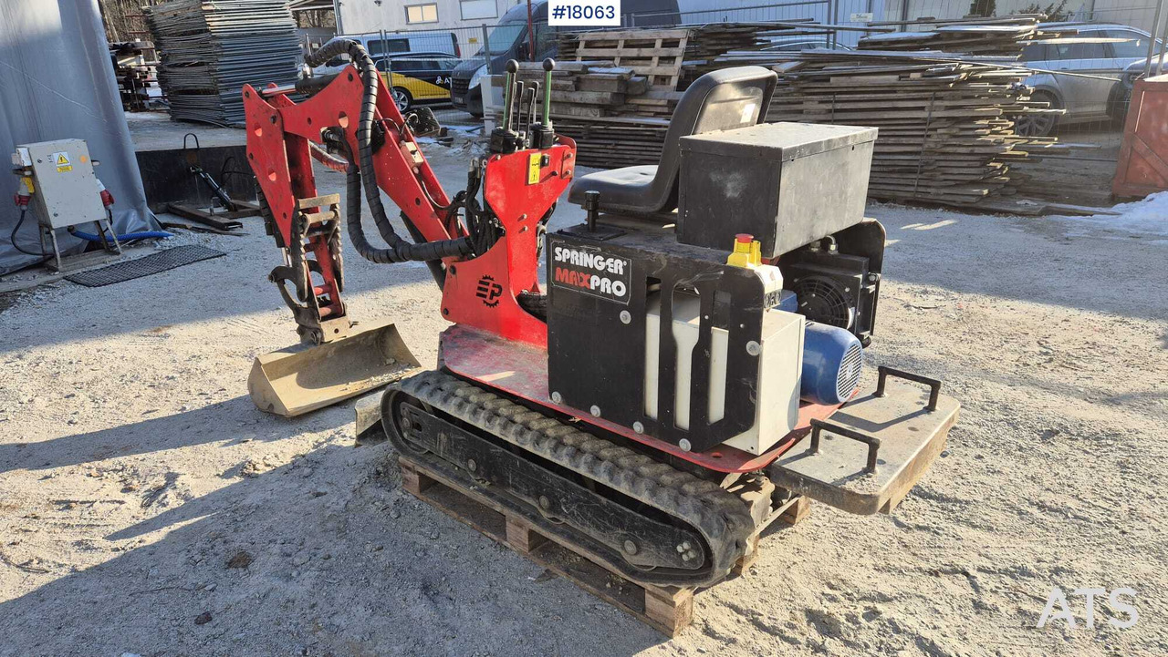 Springer Max Pro-E Electric Mini Excavator (2020) - Мини-экскаватор: фото 3 Springer Max Pro-E Electric Mini Excavator (2020) - Мини-экскаватор: фото 3
