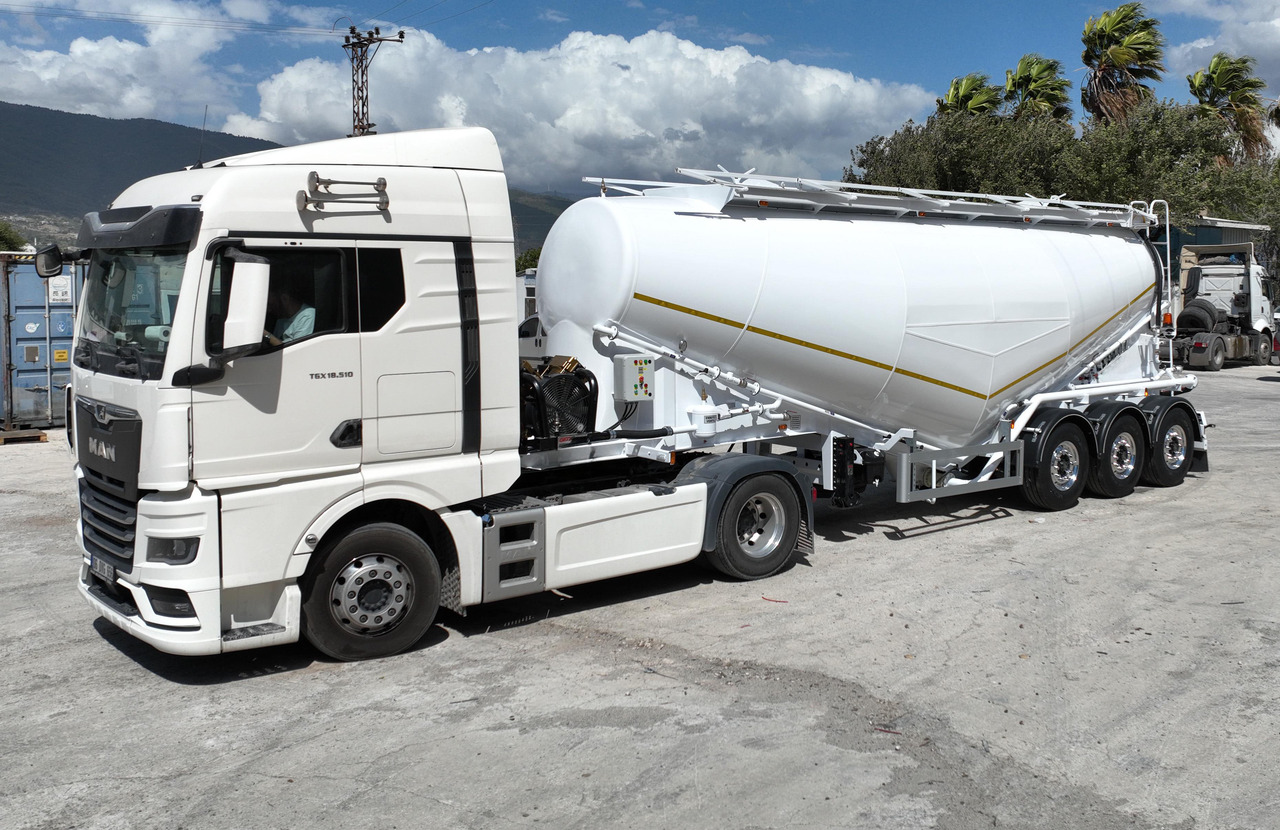 THOR THR-CB-3-36-E - Полуприцеп цистерна для сыпучих грузов: фото 2 THOR THR-CB-3-36-E - Полуприцеп цистерна для сыпучих грузов: фото 2