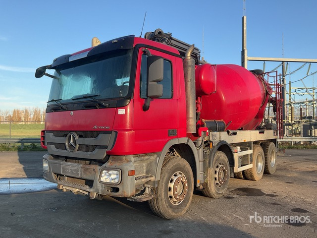 2010 Mercedes-Benz Actros 3341 8x4 Twin-Steer Mixer Truck - Автобетоносмеситель: фото 2 2010 Mercedes-Benz Actros 3341 8x4 Twin-Steer Mixer Truck - Автобетоносмеситель: фото 2