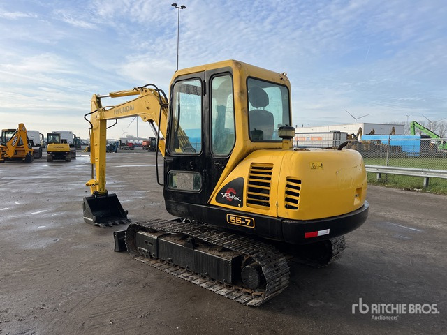 2011 Hyundai R55-7 Mini Excavator: <6.6t - Мини-экскаватор: фото 2 2011 Hyundai R55-7 Mini Excavator: <6.6t - Мини-экскаватор: фото 2