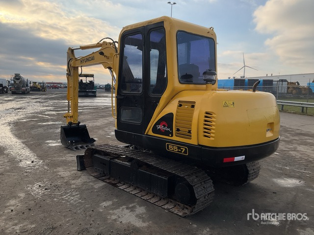 2011 Hyundai R55-7 Mini Excavator: <6.6t - Мини-экскаватор: фото 2 2011 Hyundai R55-7 Mini Excavator: <6.6t - Мини-экскаватор: фото 2