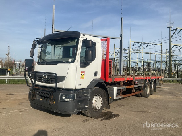 2012 Renault Premium 340 6x2 Flatbed Truck - Грузовик бортовой/ Платформа: фото 1 2012 Renault Premium 340 6x2 Flatbed Truck - Грузовик бортовой/ Платформа: фото 1