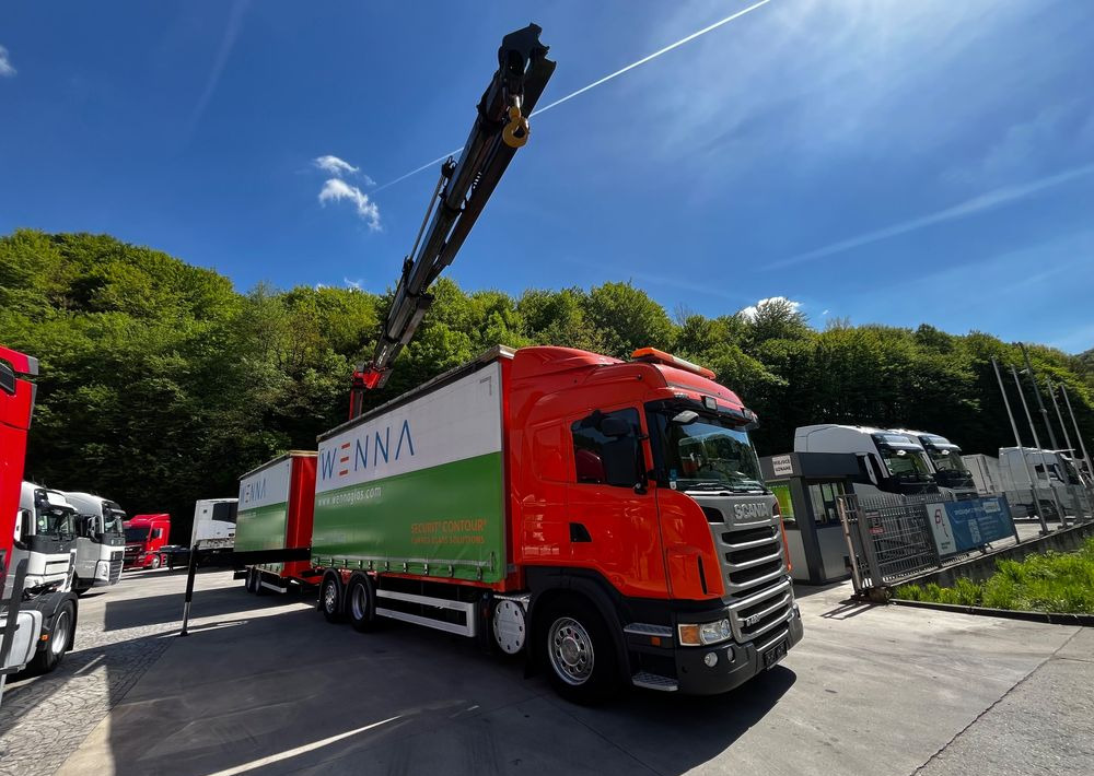 Scania G420 // Tandem // HDS Palfinger 18002 EH // Przyczepa // Oś skrętna podnoszona // Video !!! - Тентованный грузовик, Автоманипулятор: фото 2 Scania G420 // Tandem // HDS Palfinger 18002 EH // Przyczepa // Oś skrętna podnoszona // Video !!! - Тентованный грузовик, Автоманипулятор: фото 2