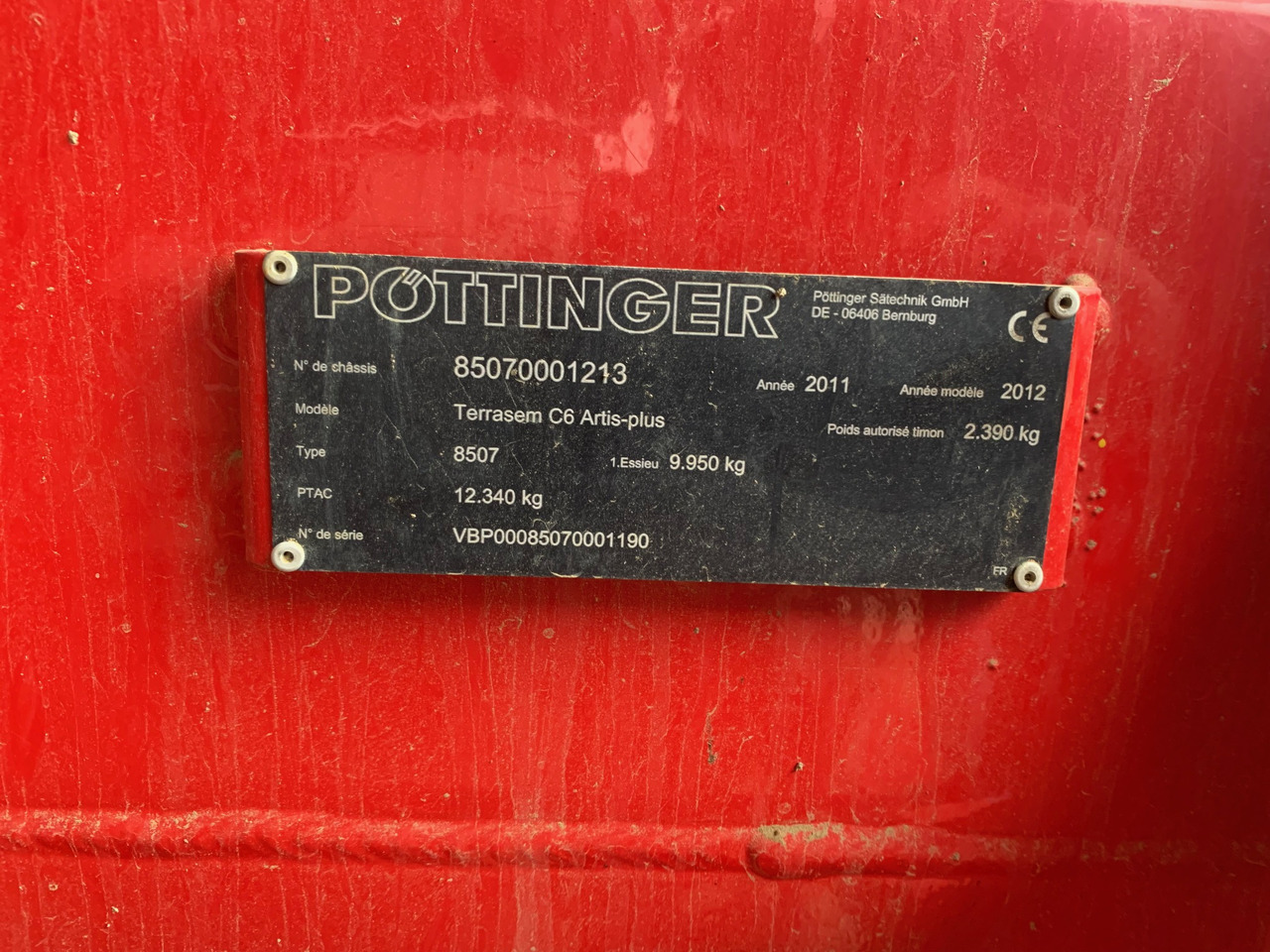 POTTINGER Terrasem C6 Artis-Plus - Сеялка точного высева: фото 4 POTTINGER Terrasem C6 Artis-Plus - Сеялка точного высева: фото 4