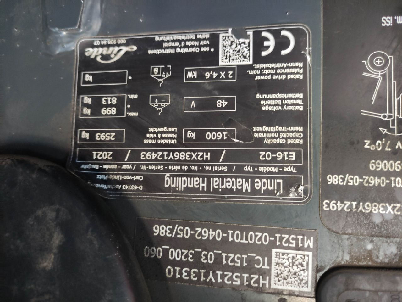 Электропогрузчик Linde E16-02-386 EVO: фото 6