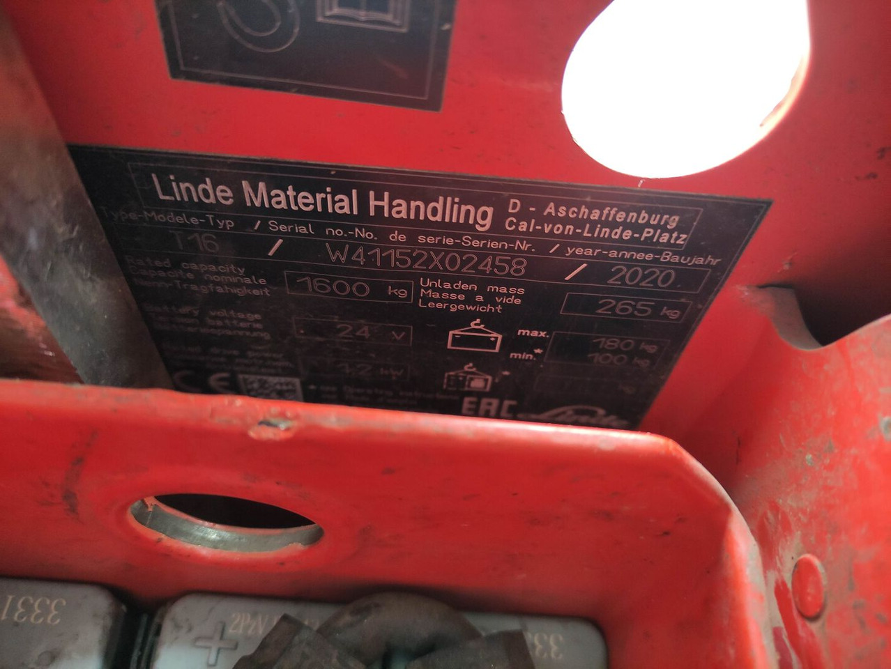 Linde T16-1152 - Тележка: фото 5 Linde T16-1152 - Тележка: фото 5