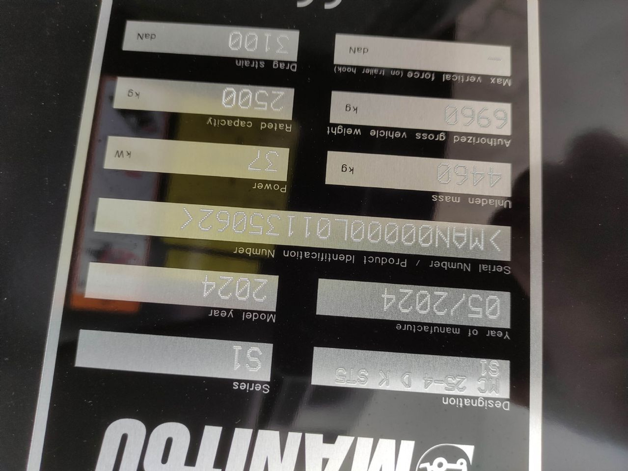 Внедорожный погрузчик Manitou MC25-4 DK ST5 S1 (NEU): фото 6