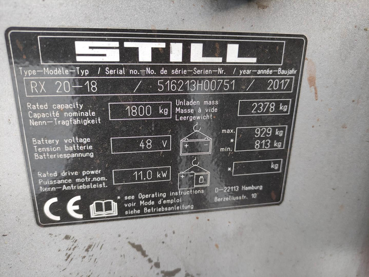 Электропогрузчик Still RX20-18: фото 6 Электропогрузчик Still RX20-18: фото 6