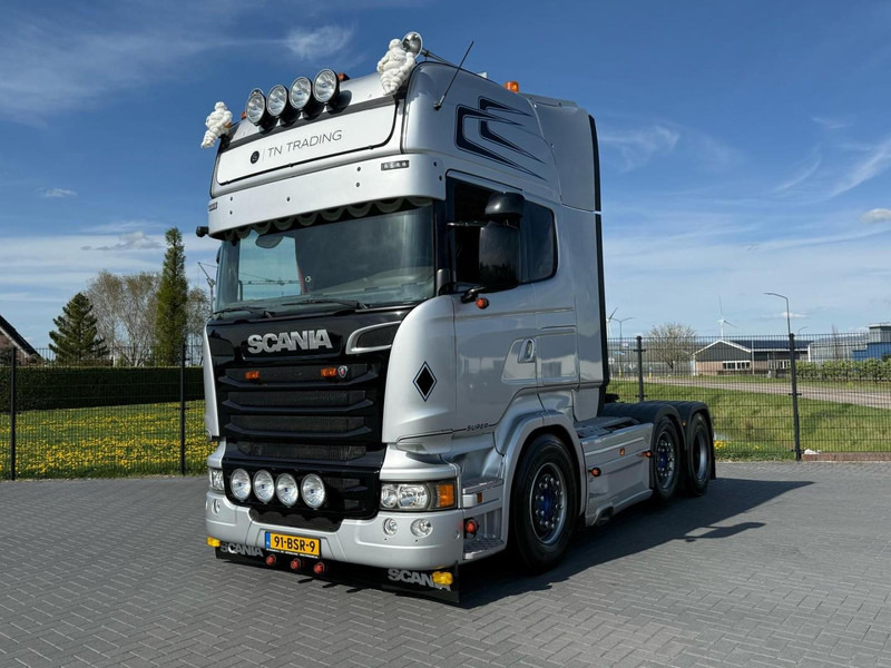Scania R520 V8 NIEUWE BANDEN, SMARTTACHO 2, FULL AIR, STEERING PUSHER. - Тягач: фото 2 Scania R520 V8 NIEUWE BANDEN, SMARTTACHO 2, FULL AIR, STEERING PUSHER. - Тягач: фото 2