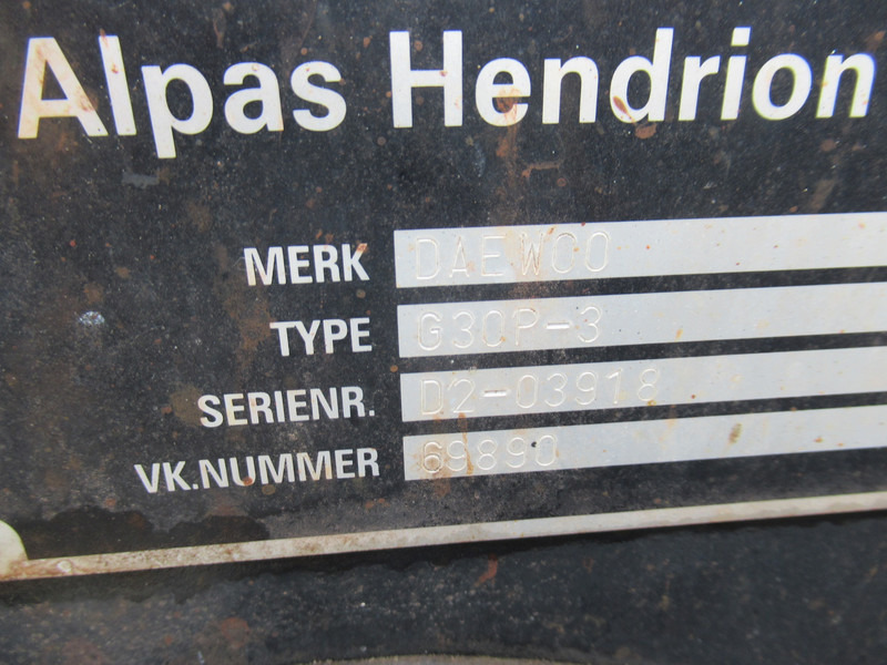 Газовый погрузчик Daewoo G30P-3 Heftruck LPG: фото 15