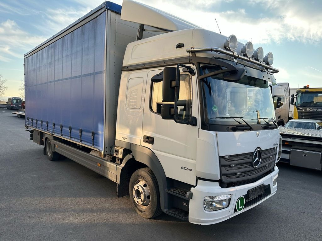 Mercedes-Benz Atego 824 Top-Ausstattung*Pritsche-Plane*Top* - Тентованный фургон: фото 1 Mercedes-Benz Atego 824 Top-Ausstattung*Pritsche-Plane*Top* - Тентованный фургон: фото 1