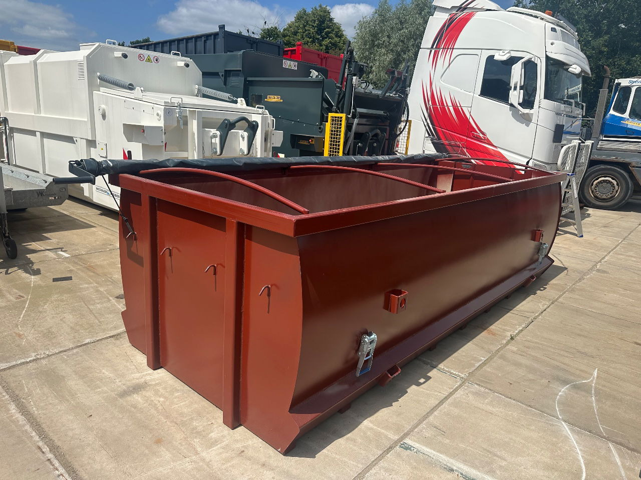 Новый Сменный кузов/ Контейнер Sidalco Paarden mest verzamel container 7m3: фото 6