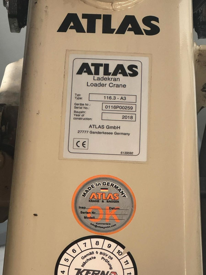 Mercedes-Benz Atego / 1324 MEILLER 4X4 KRAN ATLAS 116.3 Kipper - Самосвал, Автоманипулятор: фото 3 Mercedes-Benz Atego / 1324 MEILLER 4X4 KRAN ATLAS 116.3 Kipper - Самосвал, Автоманипулятор: фото 3