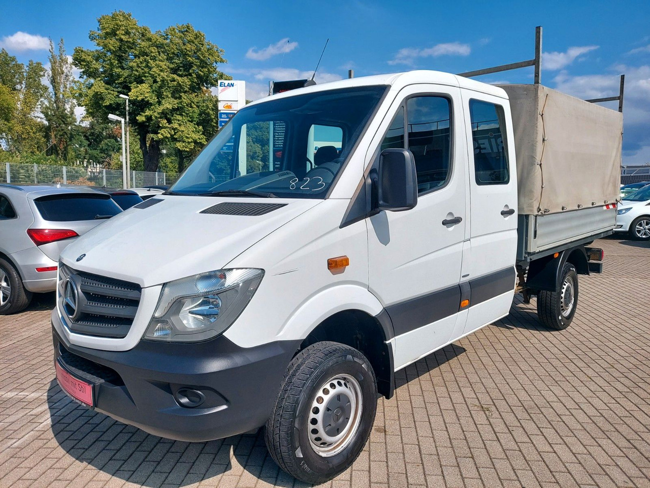 Mercedes-Benz Sprinter II Pritsche/DoKa 316 CDI 4X4 KLIMA - Тентованный фургон, Грузопассажирский фургон: фото 4 Mercedes-Benz Sprinter II Pritsche/DoKa 316 CDI 4X4 KLIMA - Тентованный фургон, Грузопассажирский фургон: фото 4