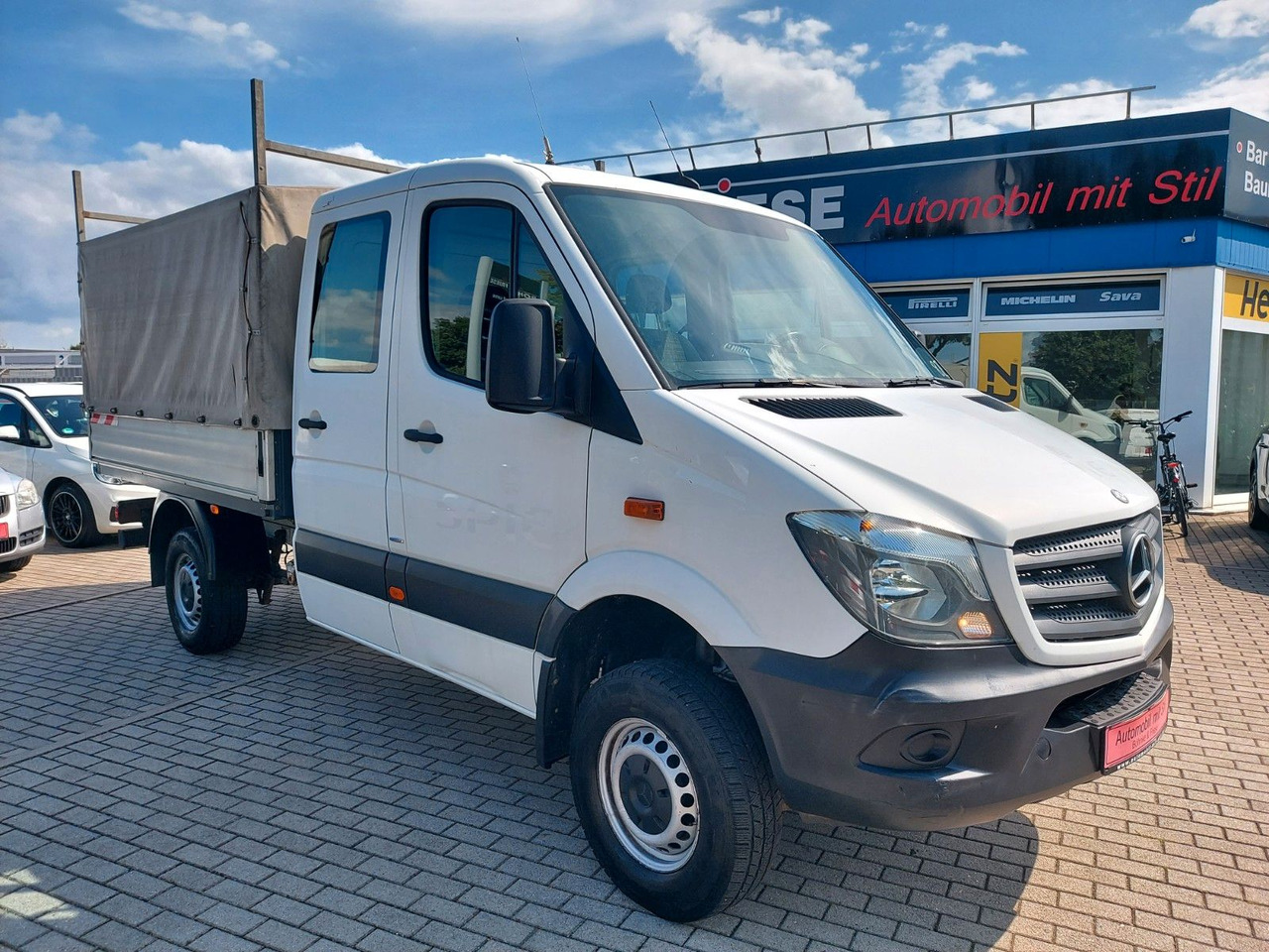 Mercedes-Benz Sprinter II Pritsche/DoKa 316 CDI 4X4 KLIMA - Тентованный фургон, Грузопассажирский фургон: фото 1 Mercedes-Benz Sprinter II Pritsche/DoKa 316 CDI 4X4 KLIMA - Тентованный фургон, Грузопассажирский фургон: фото 1