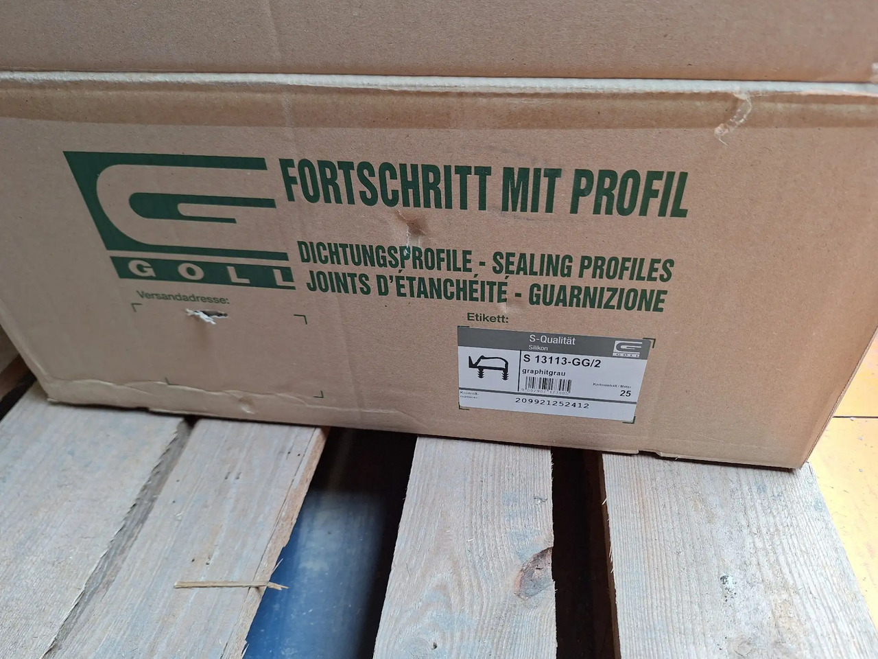 1 Stk. Dichtungsprofil (Goll) - Оборудование для мастерских: фото 2 1 Stk. Dichtungsprofil (Goll) - Оборудование для мастерских: фото 2