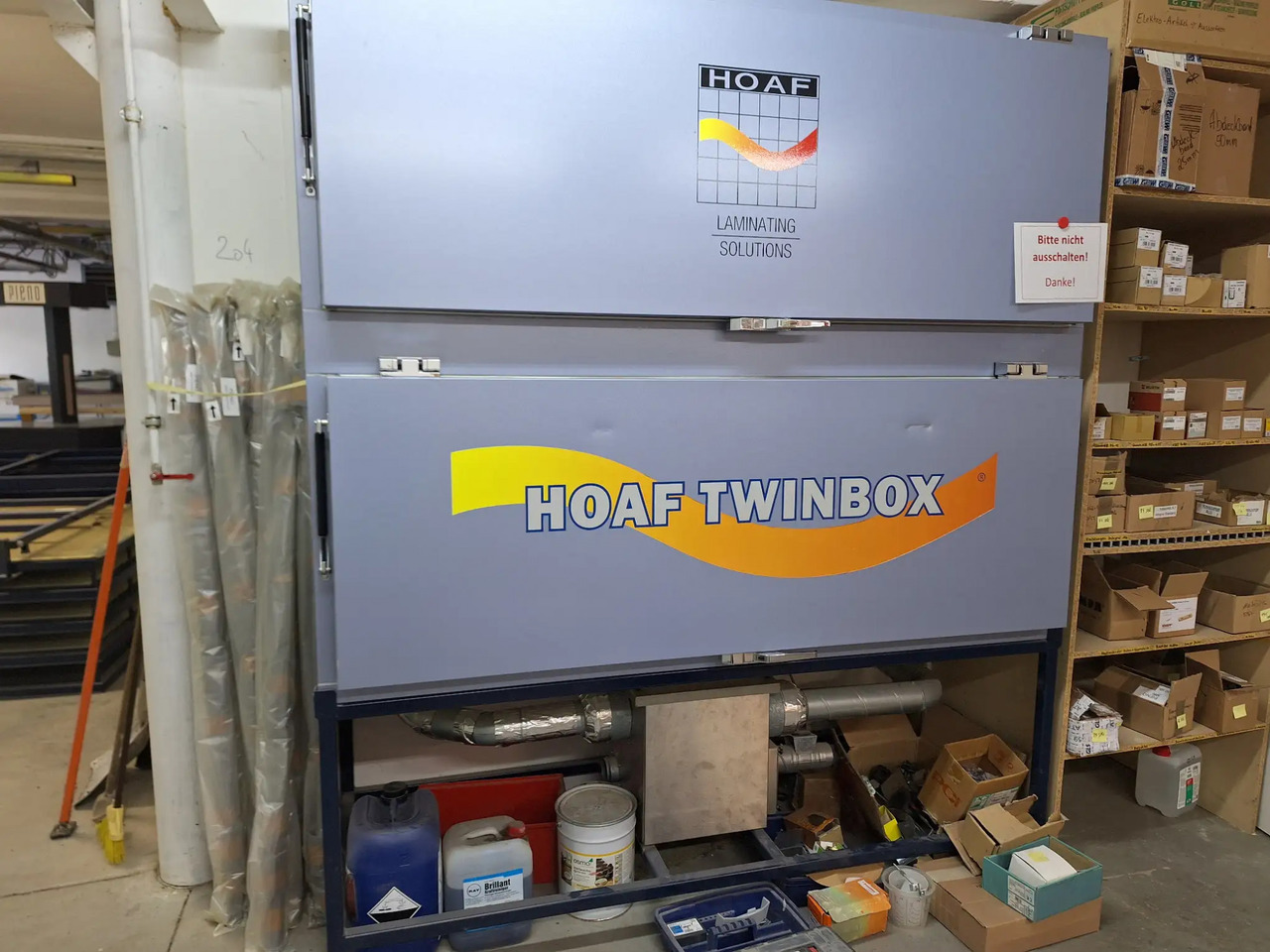 1 Stk. VSG Laminieranlage / Trockenraum (Hoaf) - Станок: фото 1 1 Stk. VSG Laminieranlage / Trockenraum (Hoaf) - Станок: фото 1