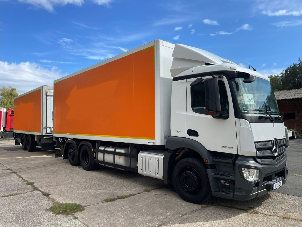 Mercedes-Benz Antos 2543 6x2 Kühlkoffer/CARRIER/NLA/LBW/AC/EU6 - Рефрижератор: фото 1 Mercedes-Benz Antos 2543 6x2 Kühlkoffer/CARRIER/NLA/LBW/AC/EU6 - Рефрижератор: фото 1