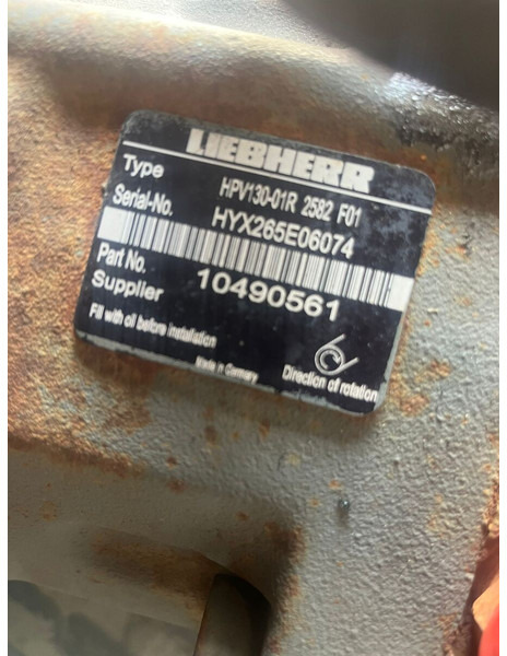 Liebherr R974B / R974 / R974 Li / A974B - Гидравлический насос: фото 4 Liebherr R974B / R974 / R974 Li / A974B - Гидравлический насос: фото 4