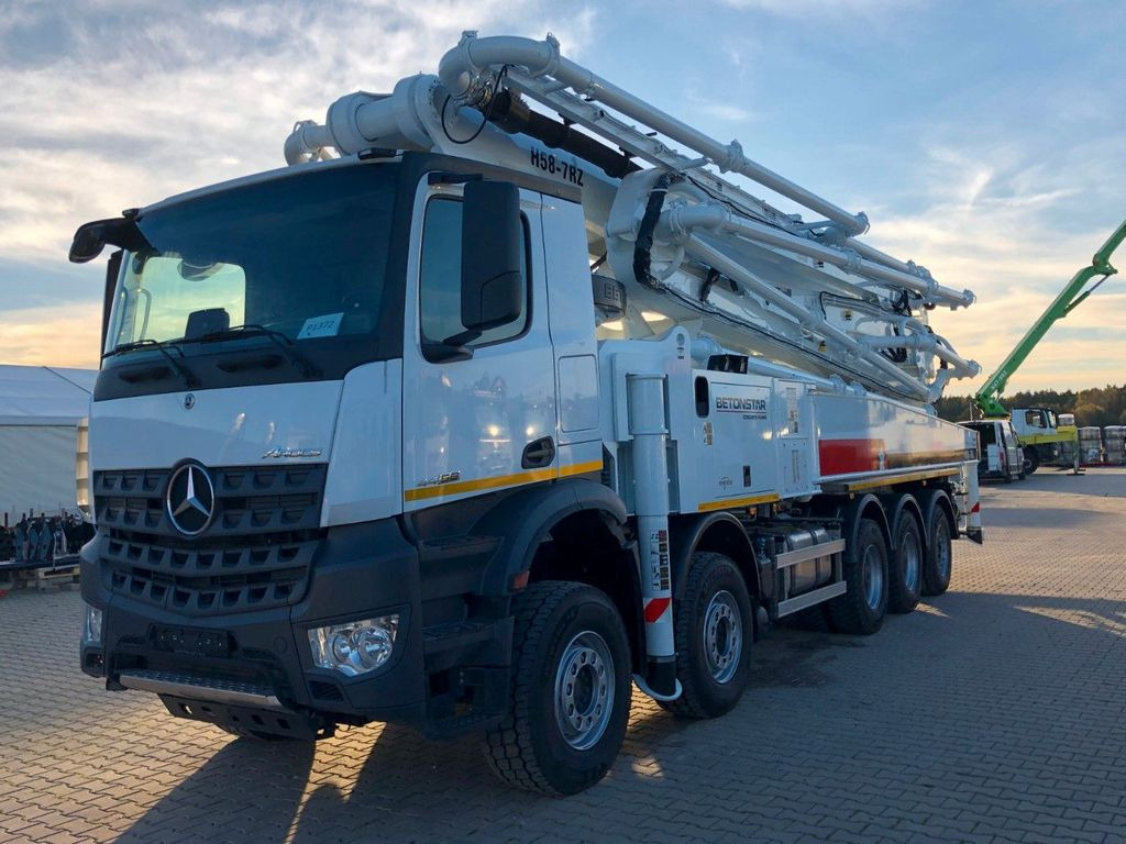 Mercedes-Benz AROCS 4458 BETONSTAR H58.16-7RZ - Автобетононасос: фото 2 Mercedes-Benz AROCS 4458 BETONSTAR H58.16-7RZ - Автобетононасос: фото 2