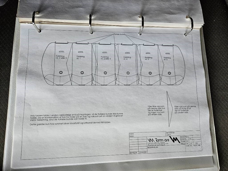 Прицеп-цистерна VM Tarm 3 axle Pellets: фото 6 Прицеп-цистерна VM Tarm 3 axle Pellets: фото 6