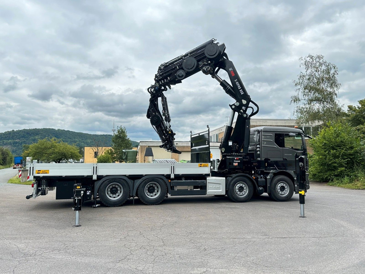 Автоманипулятор MAN TGS 35.520 8x4 BL HIAB X-HiPro858E-8 & Jib150x-6: фото 14