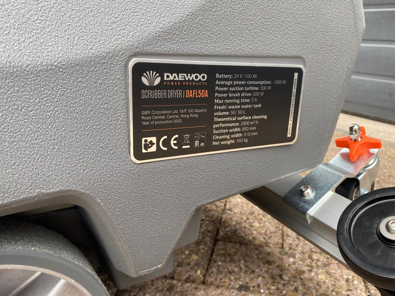 Daewoo DAFL50A Schrobzuigmachine - Оборудование для клининга: фото 3 Daewoo DAFL50A Schrobzuigmachine - Оборудование для клининга: фото 3
