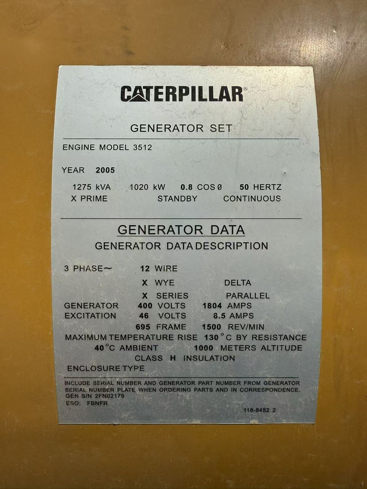 Электрогенератор CATPILLAR. 3512: фото 6 Электрогенератор CATPILLAR. 3512: фото 6