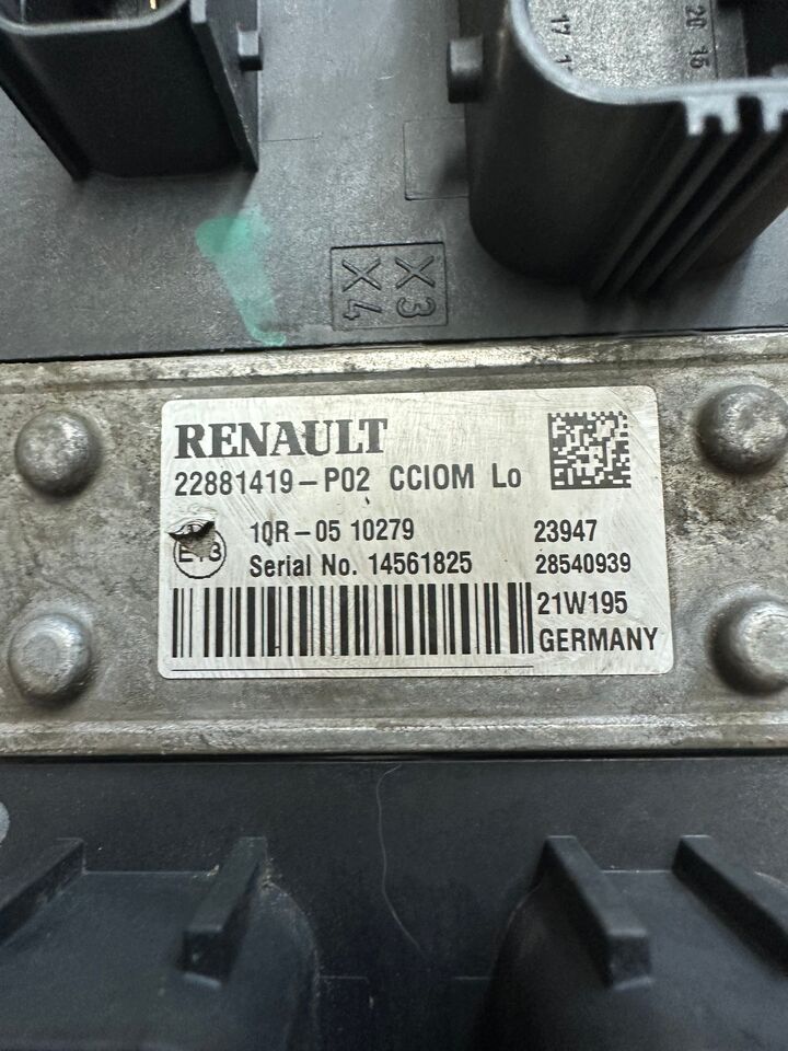 RENAULT STEROWNIK CCIOM RENAULT GAMA T C K RANGE 22881419 P02 - Электрическая система для Грузовиков: фото 5 RENAULT STEROWNIK CCIOM RENAULT GAMA T C K RANGE 22881419 P02 - Электрическая система для Грузовиков: фото 5