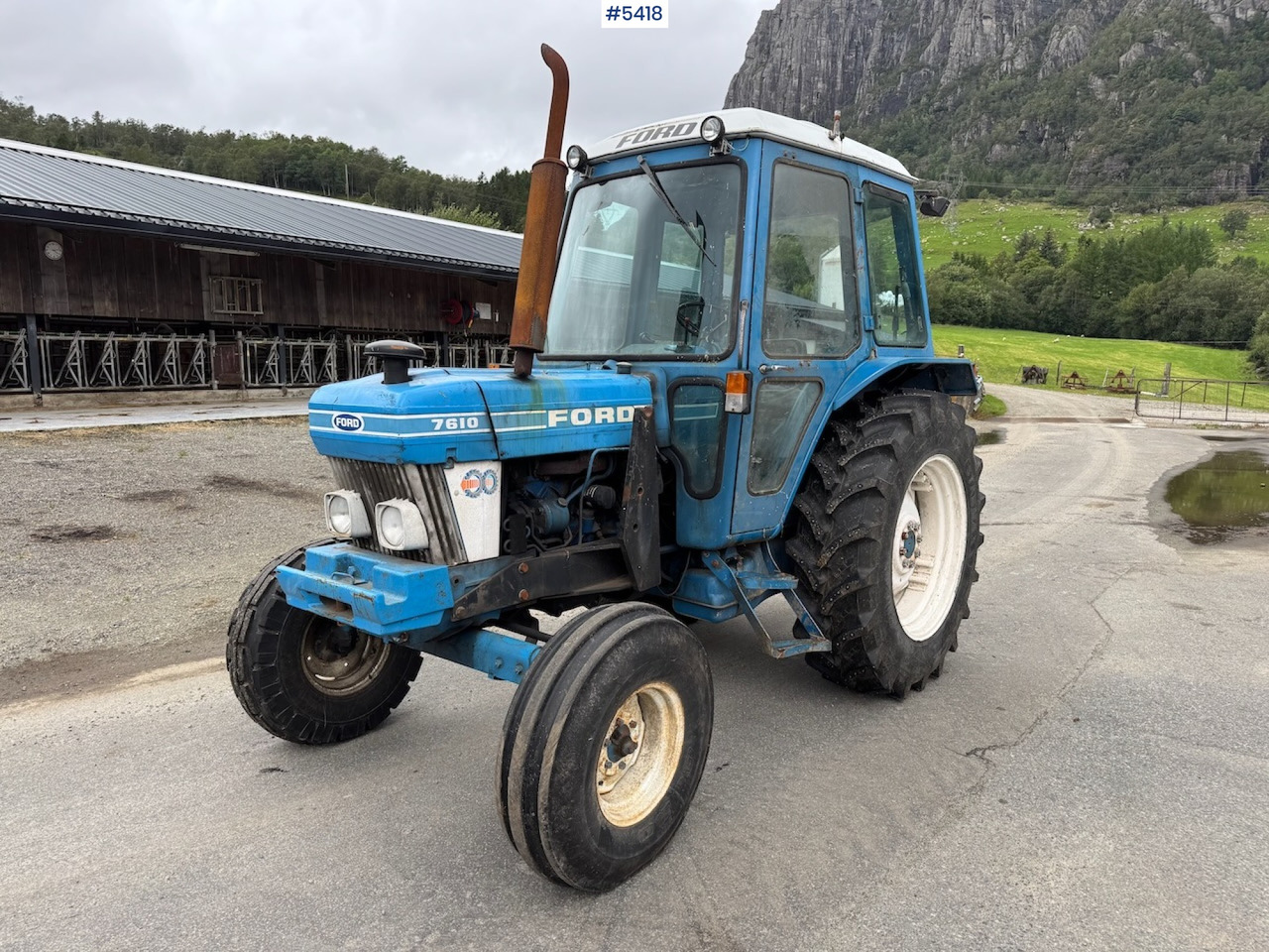 1982 Ford 7610 w/ front loader. - Трактор: фото 1 1982 Ford 7610 w/ front loader. - Трактор: фото 1