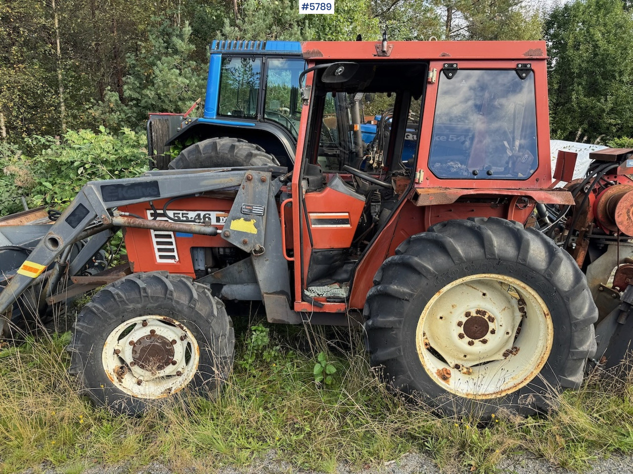 1986 Fiat 55-46 DT w/ front loader. - Трактор: фото 1 1986 Fiat 55-46 DT w/ front loader. - Трактор: фото 1