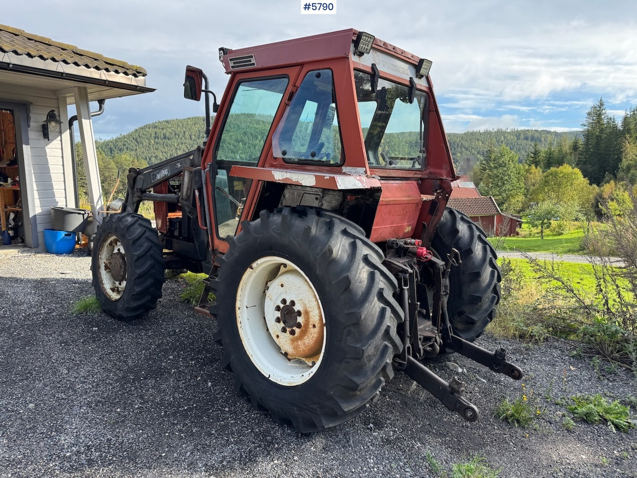 Трактор 1986 Fiat 70-90 DT w/ front loader.: фото 10